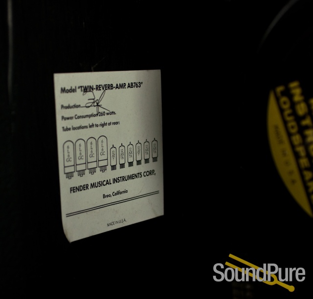 Fender '65 Twin Reverb Reissue Combo Amp - Used — image 5