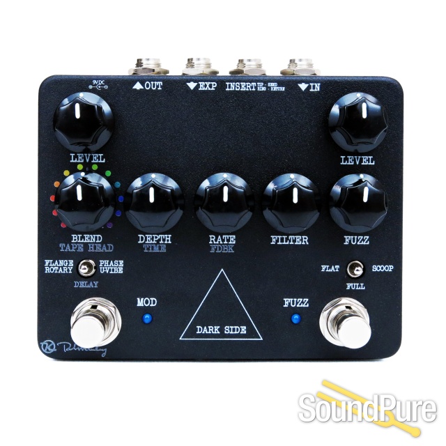 Keeley Dark Side Fuzz Delay Modulation Effect Pedal — image 1