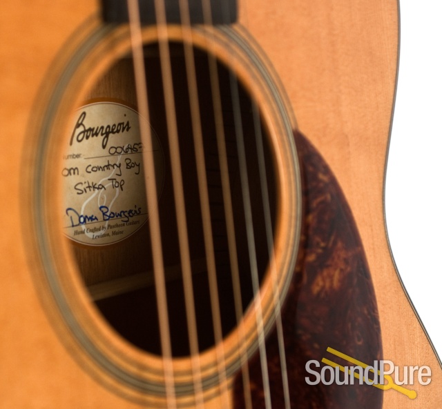 Bourgeois Country Boy OM Sitka/Mahogany #6457- Used — image 2