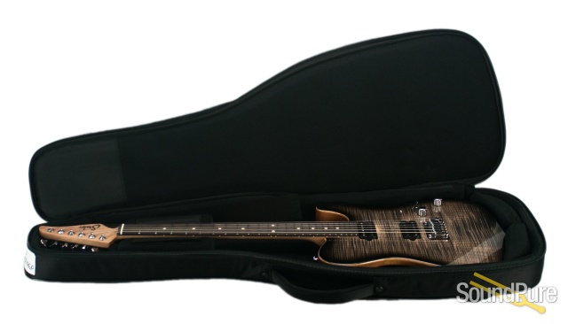 Suhr Modern T 24 Pro Trans Charcoal Burst HH Electric Guitar — image 6