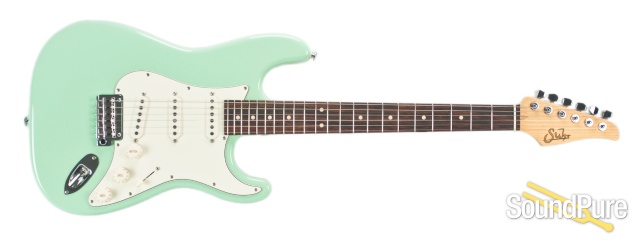 Suhr Classic Pro Surf Green IRW SSS Electric Guitar — image 3