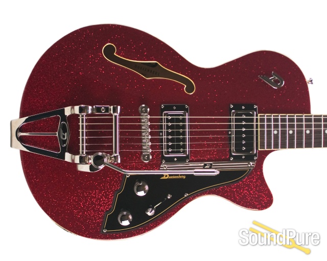 Duesenberg Starplayer TV Red Sparkle Semi-Hollow #162399 — image 8