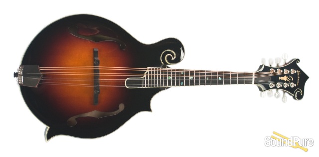 Eastman MD815-SB Addy/Flame Maple F-Style Mandolin #11652444 — image 5