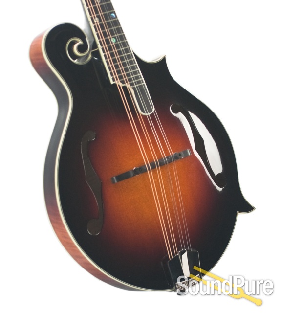 Eastman MD815-SB Addy/Flame Maple F-Style Mandolin #11652444 — image 7