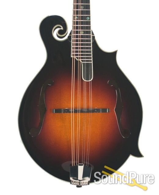 Eastman MD815-SB Addy/Flame Maple F-Style Mandolin #11652444 — image 1