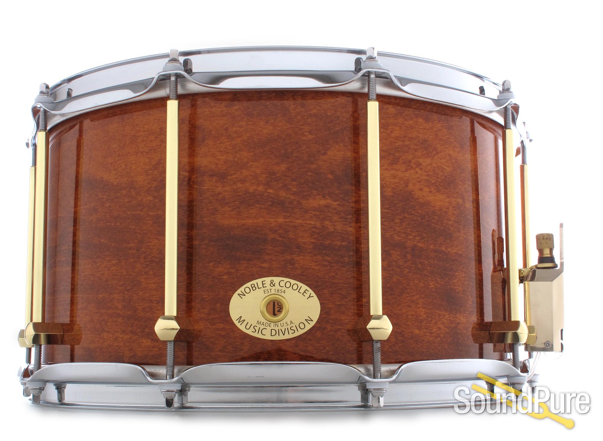 Noble & Cooley 8x14 SS Classic Maple Snare DrumHoney Maple