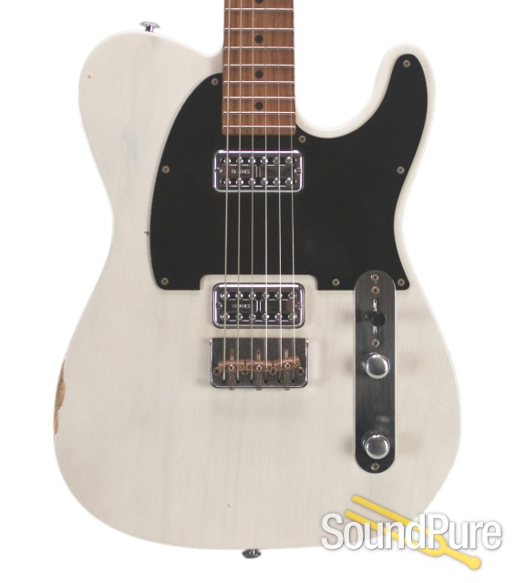 Suhr Custom Classic T Antique Trans White #28473 - Used — image 1