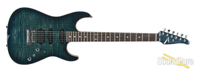 Anderson Drop Top Arctic Blue Burst w/ Binding #11-25-16P — image 4