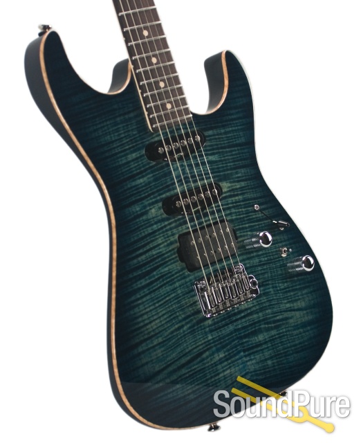 Anderson Drop Top Arctic Blue Burst w/ Binding #11-25-16P — image 6