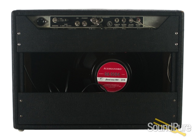 Fender 1967 Deluxe Reverb Blackface Vintage Amp - Used — image 7