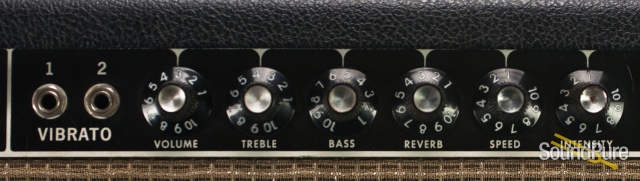 Fender 1967 Deluxe Reverb Blackface Vintage Amp - Used — image 9