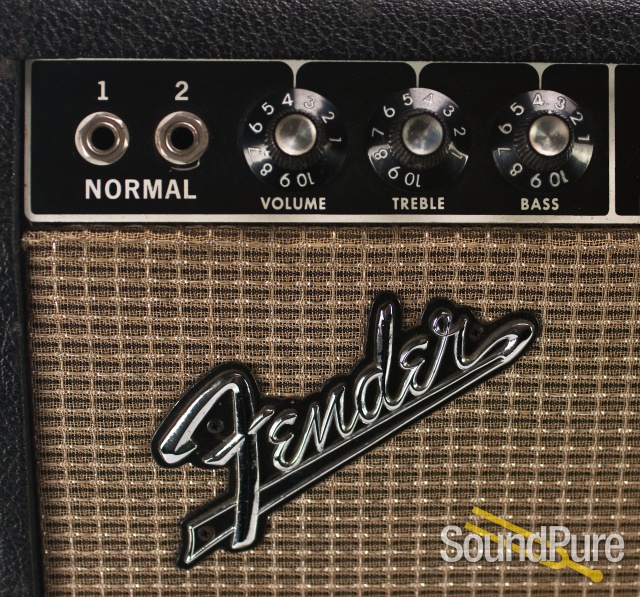 Fender 1967 Deluxe Reverb Blackface Vintage Amp - Used — image 10