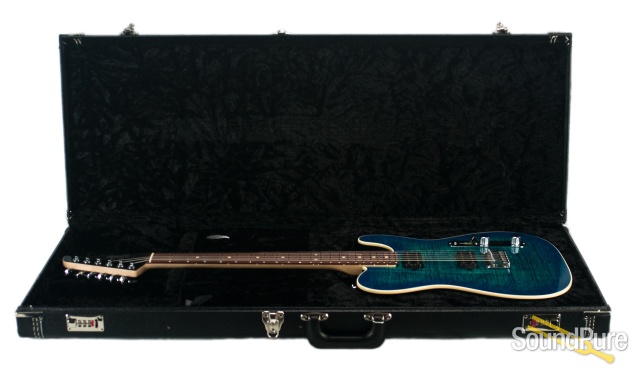 Suhr Classic T Aqua Blue Burst HH IRW Electric #22354 - Used — image 7