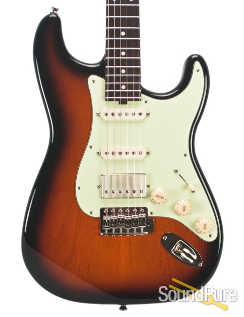 Michael Tuttle Tuned S 2-Tone Sunburst HSS Electric #408 — image 1