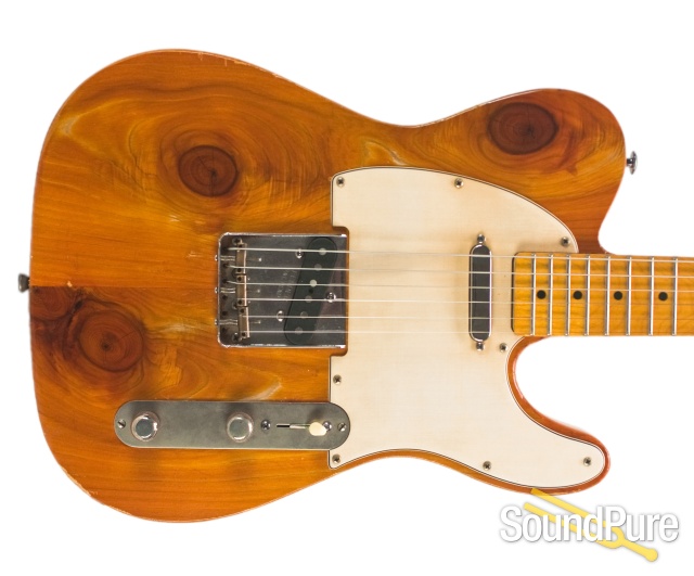 "Pinecaster" Knotty Pine Parts Guitar - Used — image 8