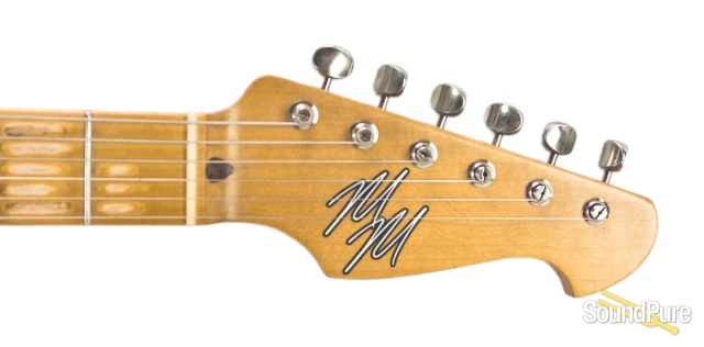 Mario Guitars S-Style Olympic White Relic SSS #1116222 — image 2