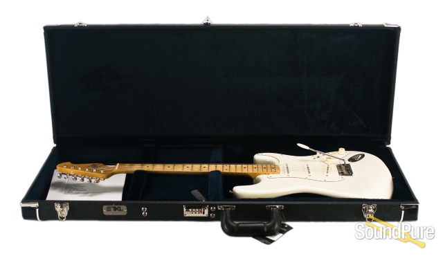 Mario Guitars S-Style Olympic White Relic SSS #1116222 — image 7