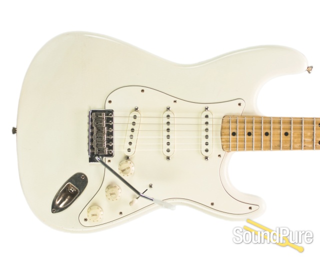 Mario Guitars S-Style Olympic White Relic SSS #1116222 — image 8