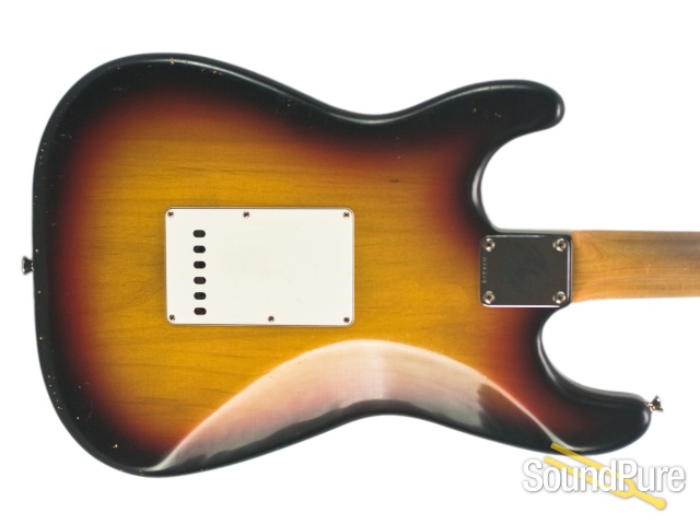 Mario Guitars S-Style 3-Tone Burst Relic SSS #1116219 — image 5