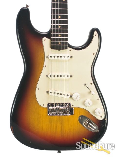Mario Guitars S-Style 3-Tone Burst Relic SSS #1116219 — image 1