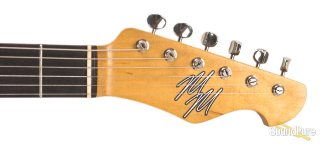 Mario Guitars T-Style Olympic White Relic w/ Pinup #1116220 — image 3