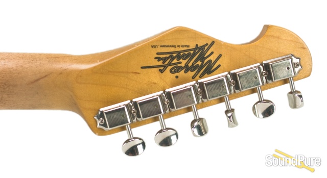 Mario Guitars T-Style Olympic White Relic w/ Pinup #1116220 — image 4