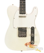Mario Guitars T-Style Olympic White Relic w/ Pinup #1116220