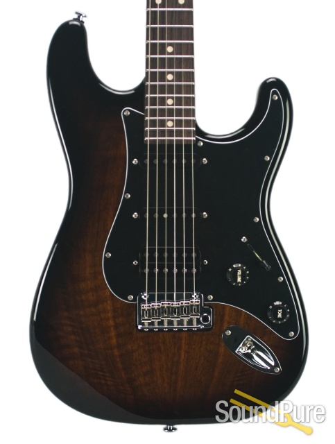 Suhr Custom Classic Figured Walnut 2-Tone Burst HSS #JS5F3Q — image 1