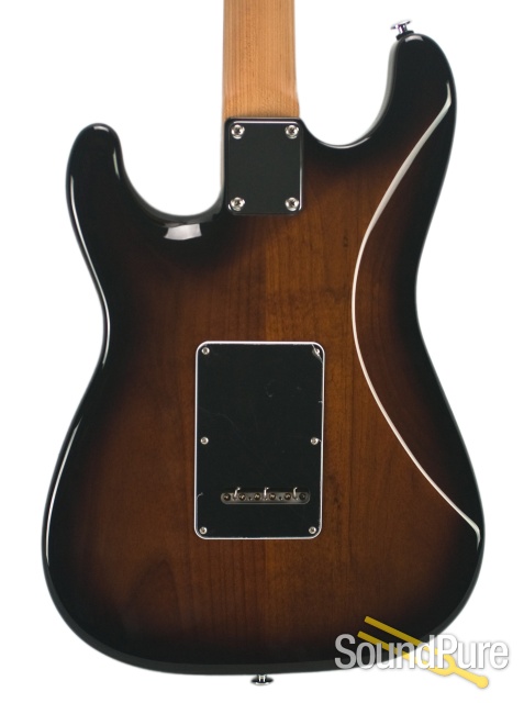 Suhr Custom Classic Figured Walnut 2-Tone Burst HSS #JS5F3Q — image 9