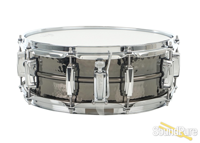 Ludwig 5X14 Hammered Black Beauty Snare Drum-Imperial LB416K — image 5