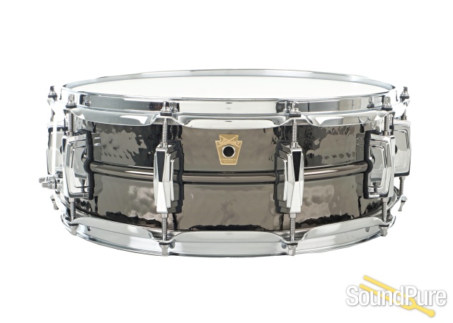 Ludwig 5X14 Hammered Black Beauty Snare Drum-Imperial LB416K — image 1