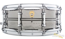 Ludwig 5x14 Hammered Black Beauty Snare Drum-Tube LB416T