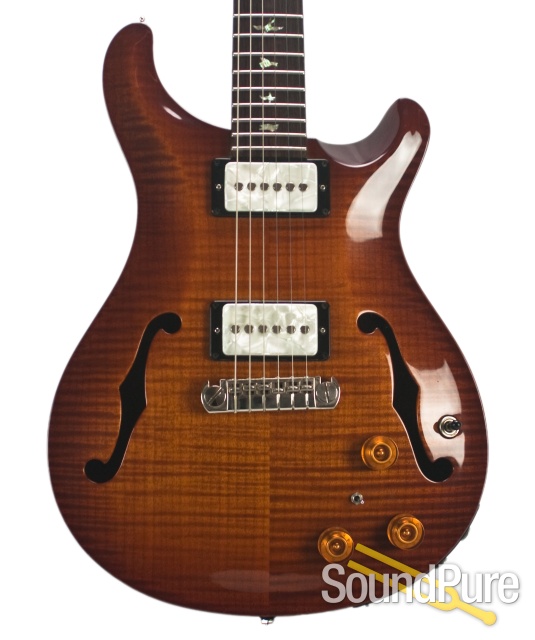 PRS McCarty Hollowbody I Black Gold HD P90s #6113648 - Used — image 1