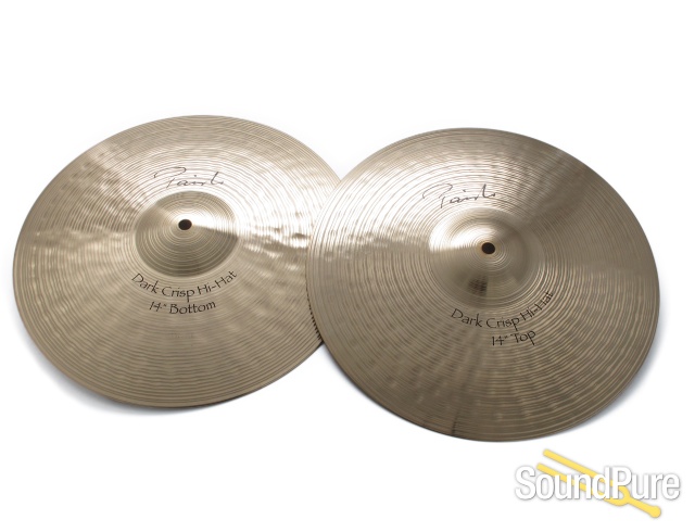 Paiste 14" Signature Dark Crisp Hi-Hat Cymbals — image 1
