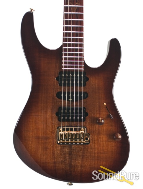Suhr Modern Figured Koa Brown Burst Electric #29908 — image 1