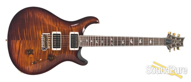 PRS 30th Anniv. Wood Library Black Gold Custom 24 - Used — image 4