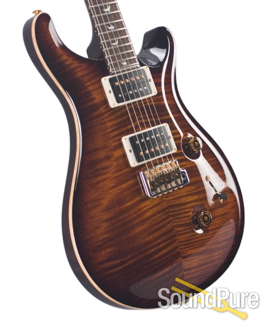 PRS 30th Anniv. Wood Library Black Gold Custom 24 - Used — image 6