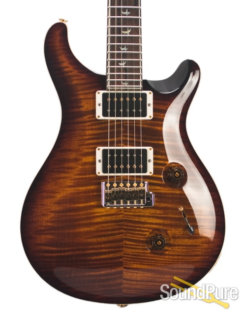 PRS 30th Anniv. Wood Library Black Gold Custom 24 - Used — image 1