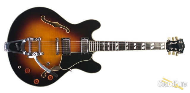 Eastman T486B-SB Sunburst Semi-Hollow Electric #10455559 — image 4