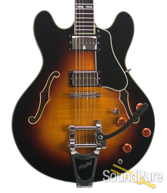 Eastman T486B-SB Sunburst Semi-Hollow Electric #10455559 — image 1