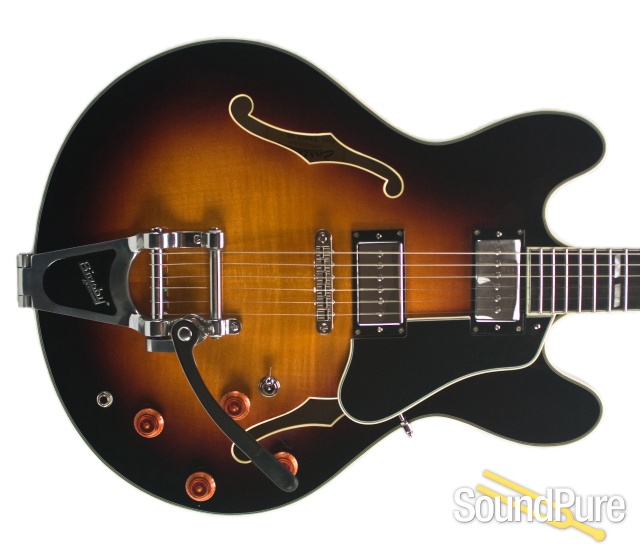 Eastman T486B-SB Sunburst Semi-Hollow Electric #10455559 — image 9