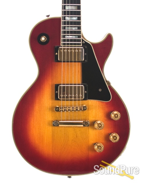 Gibson 1974 Les Paul Custom Cherry Burst #396446 - Used — image 1