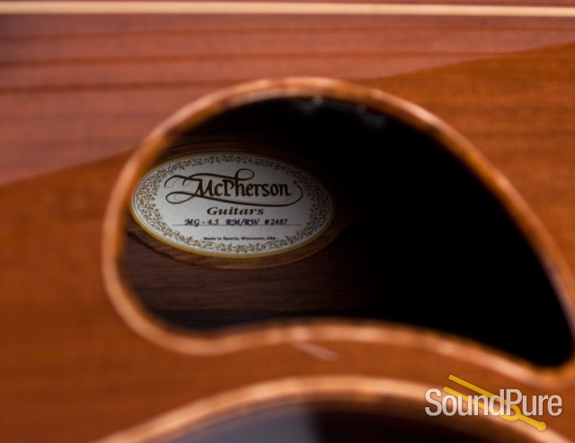 McPherson MG 4.5 Madagascar RW/Redwood Acoustic Guitar #2487 — image 6