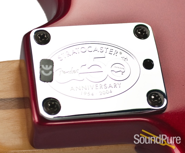 Fender 50th Anniv. Chrome Red American Strat  - Used — image 6