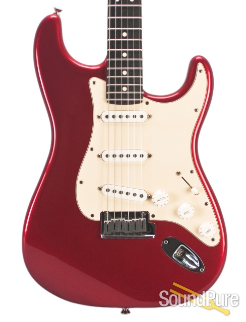 Fender 50th Anniv. Chrome Red American Strat  - Used — image 1