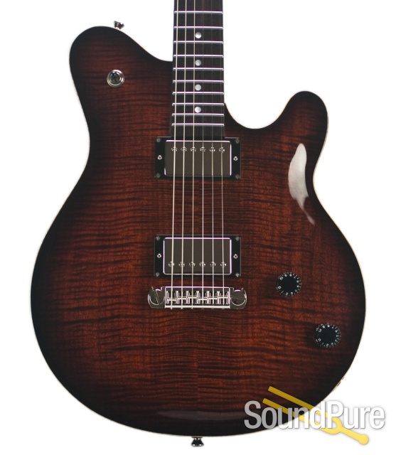 Michael Tuttle Carve Top Deluxe Brown Burst #23 — image 1