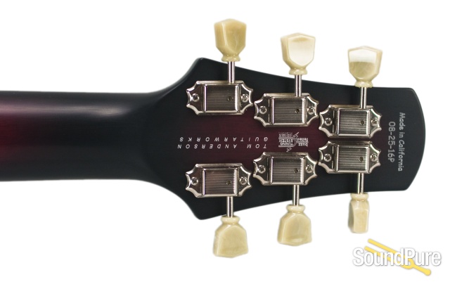 Anderson Bobcat Cajun Red to Black Burst #08-25-16P - Used — image 3