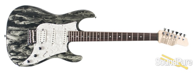 Tyler Studio Elite HD Black Schmear HSS Guitar #16237 — image 3