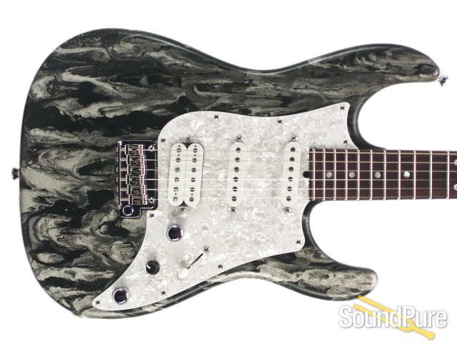 Tyler Studio Elite HD Black Schmear HSS Guitar #16237 — image 7