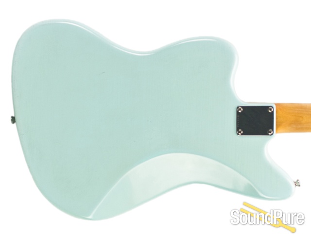 Mario Guitars Jazz-Style Sonic Blue Electric Guitar #1216232 — image 7